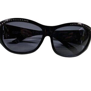 Solar Shield sunglasses Black movie star retro Womens Polarized Summer vacation
